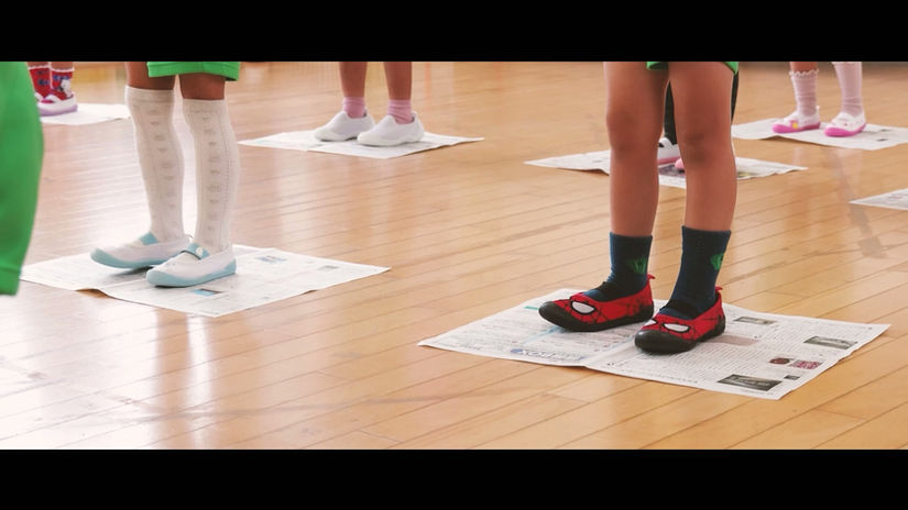 那珂川第二幼稚園　実習生との1日